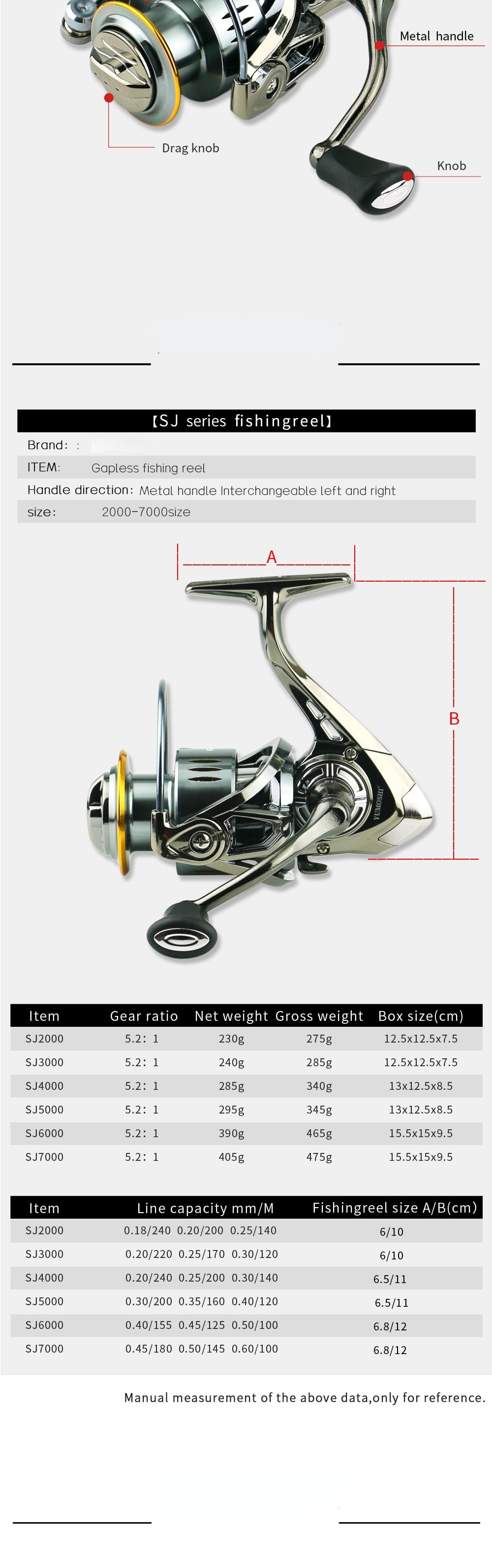 Spinning Reels Saltwater Freshwater Fishing Reel Ultralight Metal Frame Smooth And Tough High Speed Fishing Reels