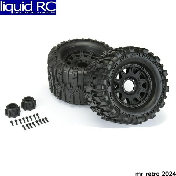 Pro-Line 1015510 Trencher HP 3.8 Belted Mounted Raid 8x32 17mm MT F/R