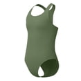 thumbnail image 5 of FSYBOA Girls One-piece Swimsuits, Sleeveless Casual Summer Fashion Kids Bathing Suits&nbsp; Army Green Size 4-5T, 5 of 6