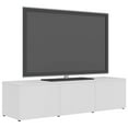 thumbnail image 3 of TV Stand Charmma TV Cabinet White 47.2"x13.4"x11.8" Chipboard, 3 of 9