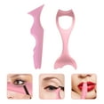 thumbnail image 3 of 2 piezas Convenientes Silicone Eyeliner Plantilla Mujer Use Beauty Reger Eyeshadow Plantilg Guía, 3 of 7