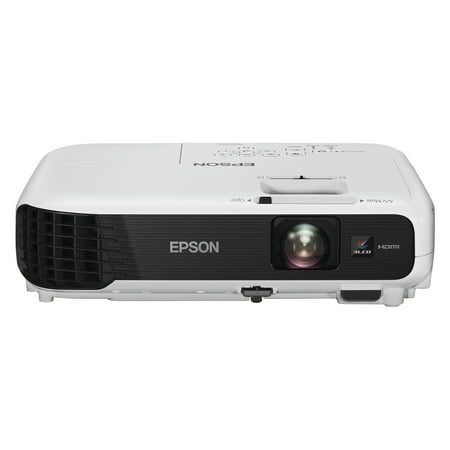 Epson VS240 SVGA 3LCD Projector, 3000 Lumens, 800 x 600 Pixels, 1.35x Zoom