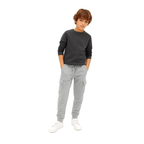 Pantalon jogger tipo cargo para niño /Kids 96180 (Gris light) gris EG