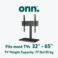 onn. Swivel TV Base for 32" to 65" TV