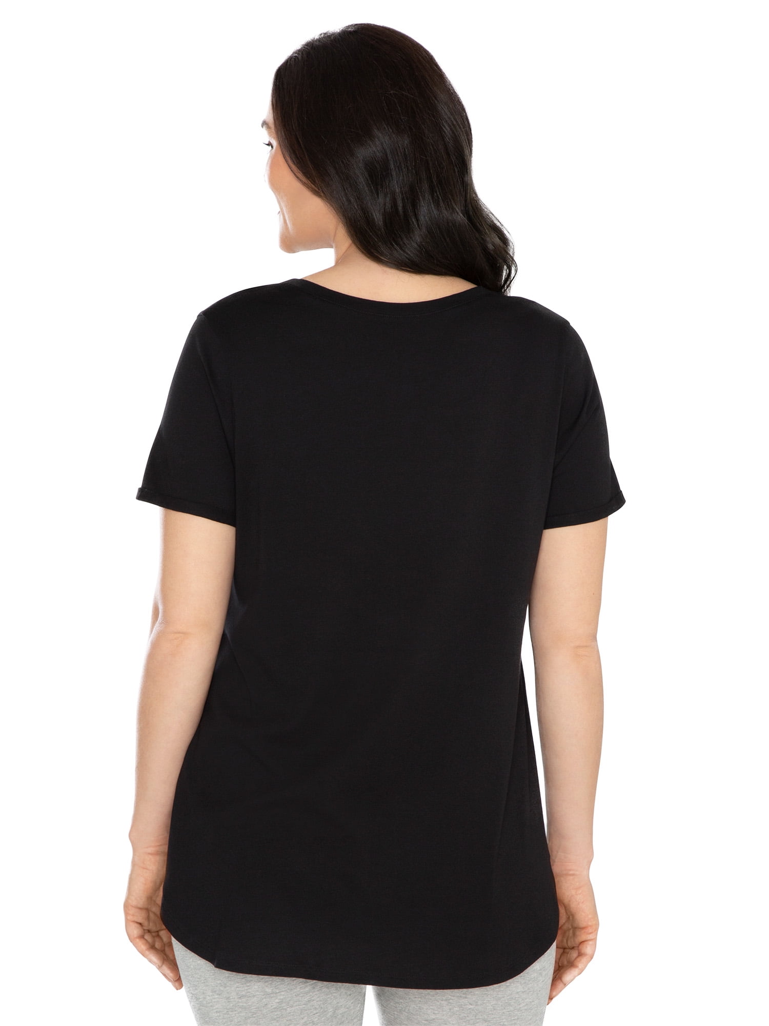 Kindly Yours Women's Maternity Cotton Modal Short Sleeve Nursing T-Shirt, Sizes S to XXXL