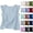 Light Blue, variant on Fancifize Plus Size Women Ruffle Sleeveless Tshirts Summer Crewneck Cotton Tank Tops Casual Loose Camiosle