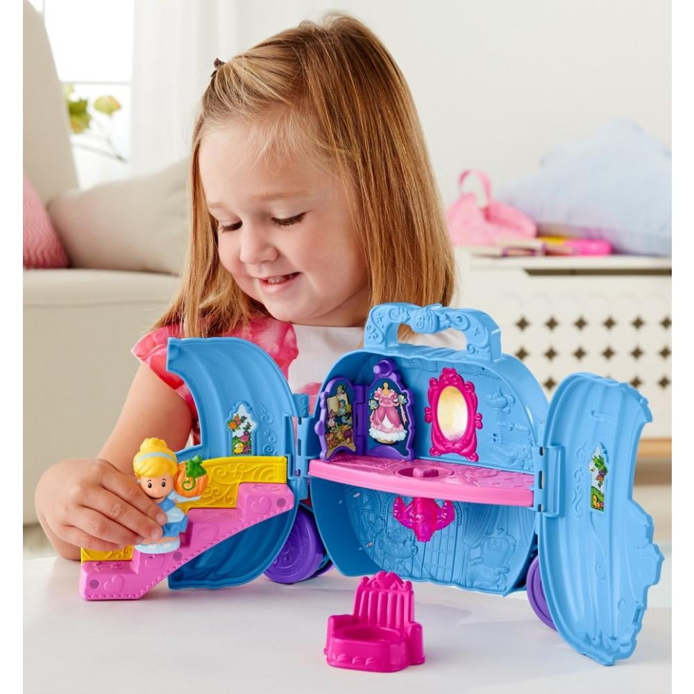 Little People Disney Princess Cinderella's Fold 'n Go Carriage for sale online 