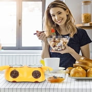 Wallfire Electric Chocolate Melting Pot, Melting Pot Chocolate Fondue Melting Machine With Double Pot Kitchen,Candy Melts Candy And Chocolate Melting Pot,Yellow