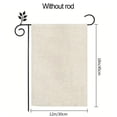 thumbnail image 3 of Bgsha Decorative Linen Garden Flag Double Sided WeatherResistant 45*30cm Size, 3 of 8