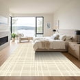 thumbnail image 3 of ODIKA 5x7 Machine Washable Non-Slip Area Rug, Geometric Beige High Traffic Rug, Beige, 1038901, 3 of 7