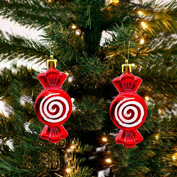 2PCS Christmas Tree Ornaments - Grandes decoraciones de copos de nieve para el invierno, colgante para la pared en casa, chimenea y centro de mesa para fiestas