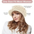 thumbnail image 3 of Dalrosia Womens Winter Hats Warm Knit Hat Slouchy Beanie Cap with Brim Gifts, 3 of 6