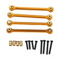 thumbnail image 3 of Juego de 4 varillas de tracción para coche RC, repuesto de varilla tensora, actualización para 1:24 Amarillo, 3 of 5