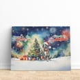thumbnail image 3 of Merry Christmas and Happy New Year Santa Great Dane Holiday Xmas Winter 2025 Horizontal Matte Canvas Poster Danes Dog Lover Gifts Wall Art Home Decor - 00024, 3 of 5