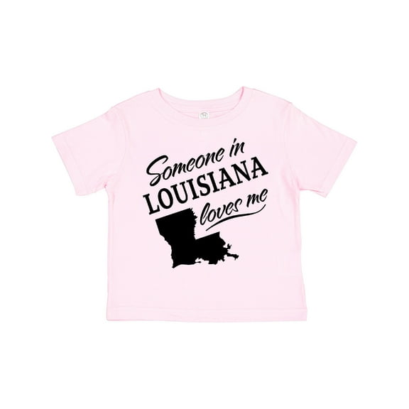 Inktastic Someone in Louisiana Loves Me Boys or Girls Toddler T-Shirt