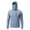 Blue, variant on Men's UPF 50+ Sun Protection Hooded Shirt with Face Cover, Lightweight Long Sleeve Uv Shield Fishing Hoodie Quick Dry Fishing Sun Shirt Sky Blue Xl