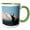 Green/White, variant on 3drose, White-tail Deer Buck, 11oz Magic Transforming Mug