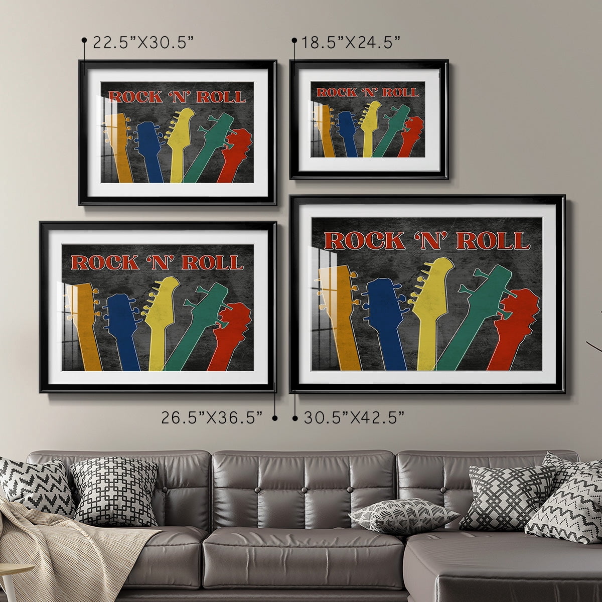 Rock and Roll Premium Framed Print - Ready to Hang
