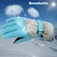thumbnail image 6 of UYYX Kids Gloves Winter Toddler Snow Gloves Toddler Mittens Kids 1 Pairs Fleece Gloves Winter Warm 10-16 Year, 6 of 7