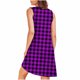 thumbnail image 4 of Camisón de mujer con estampado y bolsillos, sin mangas, plisado, cuello redondo, 4 of 6