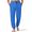 Blue, variant on Men's Pajama Pants, Lightweight Loungewear, Comfy Jogger Sleep Pant Long Pj Bottoms with Drawstring & Pockets
