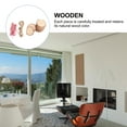 thumbnail image 4 of 30pcs Round Wooden Hanging Chips DIY Hanging Drawing Display Board Decors, 4 of 9
