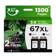 thumbnail image 1 of Cartucho de tinta Oillike 67XL negro de repuesto para HP 67 Ink XL, 1 of 7