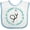 White and Blue, variant on Inktastic My Mommy is a Nurse Boys or Girls Baby Bib