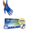Microflex X-Large Custom Blue 9.055" UltraForm 2 mil Latex-Free Nitrile Ambidextrous Non-Sterile Exam Grade Powder-Free Disposable Gloves With Textured Finger Tip Finish And Beaded Cuff