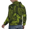 thumbnail image 4 of Bingfone Tropical Palm Leaves Fern Leaf Men'S Drawstring Hoodie Long Sleeve Pocket Sweatshirts-X-Large, 4 of 9