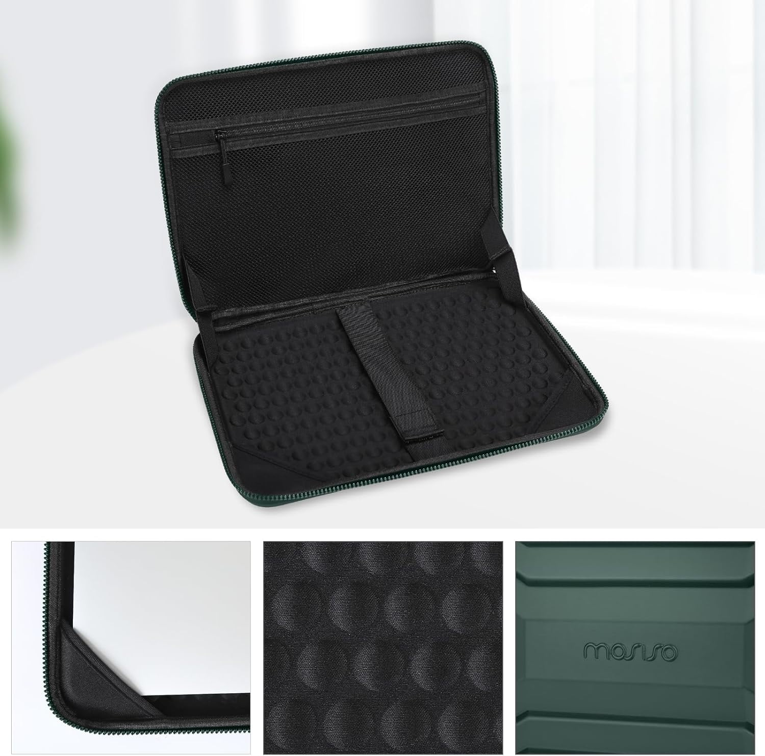 MOSISO Laptop Hard Shell Case for Men Women, 13-14 inch Waterproof Shockproof Computer Bag for Laptop with Handle