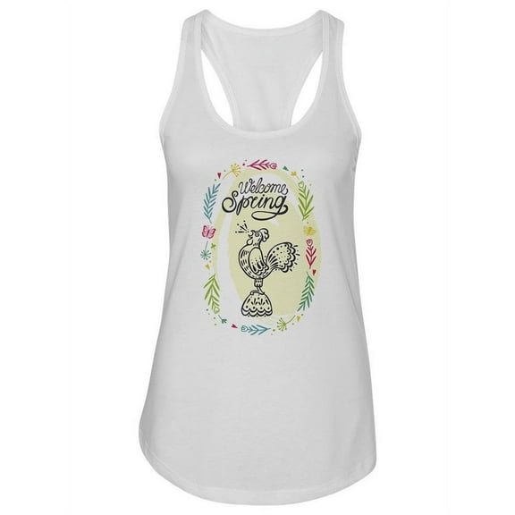 Welcome Spring. Tank Women -Image by Shutterstock, Female XX-Large