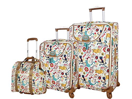 Lily Bloom Luggage 3 Piece Softside 