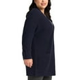 thumbnail image 5 of Max and Mia Women's Open Front Long Sleeve Combed Cotton Cardigan Sweater with Pockets (US, Alpha, Medium, Regular, Regular, Navy), 5 of 8