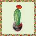 thumbnail image 2 of Cusson, Marie Elaine 26x26 White Modern Wood Framed Museum Art Print Titled - Rainbow Cactus I, 2 of 4