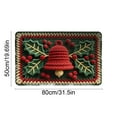 thumbnail image 4 of Bowayaoa Christmas Non-Slip Floor Mat, Festive Doormat for Entryway, Soft Bathroom Rug, Holiday Home Decor for Living Room Kitchen Washable Indoor Outdoor Rug, 4 of 9