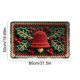 thumbnail image 2 of Adornos navideños, adornos navideños, regalos navideños. Alfombras navideñas de 80 x 50 cm. Tapete navideño. Decoración navideña para sala de estar, dormitorio, cocina, baño., 2 of 7