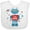 AA-White, variant on Inktastic Robot 1st Birthday Boys Baby Bib
