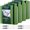 Green, variant on 4 Set Watercolor Sketchbook Journal with Watercolor Brush Pens 300 GSM Paper Portable Square Small Pocket Notebook Travel for Painters Art Supplies (3.9 x 3.9 Inch)