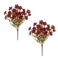 thumbnail image 2 of Dongrere 2 Pcs Fall Artificial Wildflower Bundles, Fake Flower Stems, Autumn Floral Bouquets for Home Porch Thanksgiving Vase Decor, A, 2 of 6