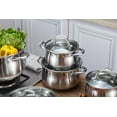 thumbnail image 6 of Alpine Cuisine Stainless Steel Dutch Oven Belly Shape 4 Quart - Dutch Oven Pot with Lid, Stove Stop Cookware for Cooking, Comfortable Handles, Dishwasher Safe & Easy to Clean, 6 of 7