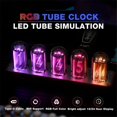 thumbnail image 5 of Reloj de Tubo Nixie con Sincronización Wi-Fi, Pantalla de 12/24 Horas, Reloj Despertador Retro, Reloj de Tubo, Decoración de Escritorio para el Hogar, Regalo, 5 of 5