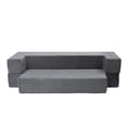 thumbnail image 1 of Sillón Plegable Matrionial – Fácil Armado. 190 x 135 x 25 cm Memory Foam SOFA CAMA, 1 of 9