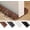 Brown#15, variant on Door Draft Stopper for Bottom of Doors - Under-Door Ventilation for Reduced Airflow, Noise-Gap Filler-Adjustable Door Sweep Seal Window Sealer (Black)