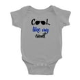 thumbnail image 3 of Cute Twins Baby Clothes Cool Like My Aunt and Uncle Twins Baby Clothes (Gray, 18-24M), 3 of 5