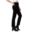 thumbnail image 2 of Jeans de mezclilla MCHK 6024. Corte recto. Color negro. Para mujer, 2 of 5