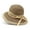 Khaki, variant on Mixed Color Preparing A Straw Hat Lady In Summer Hat Wide Eaves Sun Hats Outdoor Sunscreen Hat, Vacation Travel Basin