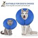 thumbnail image 2 of Postoperative Dog Cone, Inflatable Protective Collar, Inflatable Dog Collar, Recovery Collar for Soft Dogs and Cats (M, Blue), 2 of 5