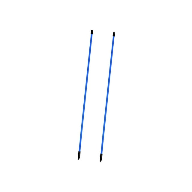 fastboy 2Pcs Golf Alignment Sticks Golf Alignment Rods for Swing Practice Exercise Blue 1243x25mm