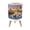 Color 1, variant on Small Trash Can with Lid Black Bears Cub Woodland Forest Acorns Trees 1.8 Gallon Dog Proof Trash Can Round Garbage Can Waste Bin Wastebasket for Bathroom Bedroom Living Room